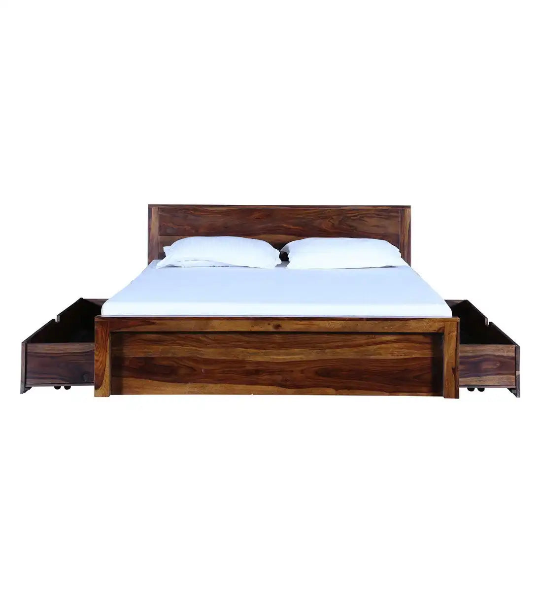 Acro Solid Wood Storage Beds with Drawer