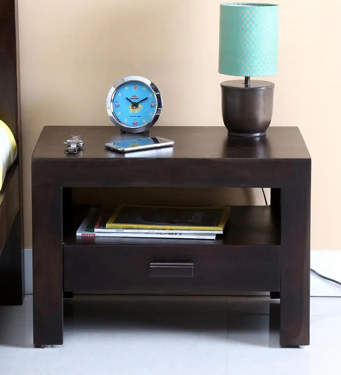 Acro Solid Wood Bedside Tables
