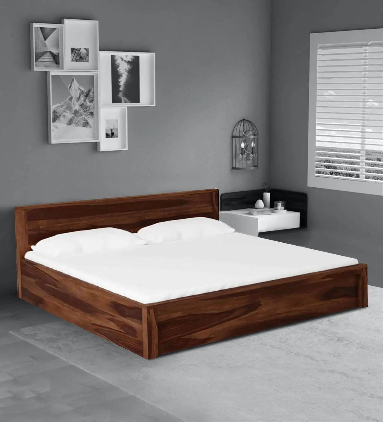 Acro Solid Wood Storage Beds