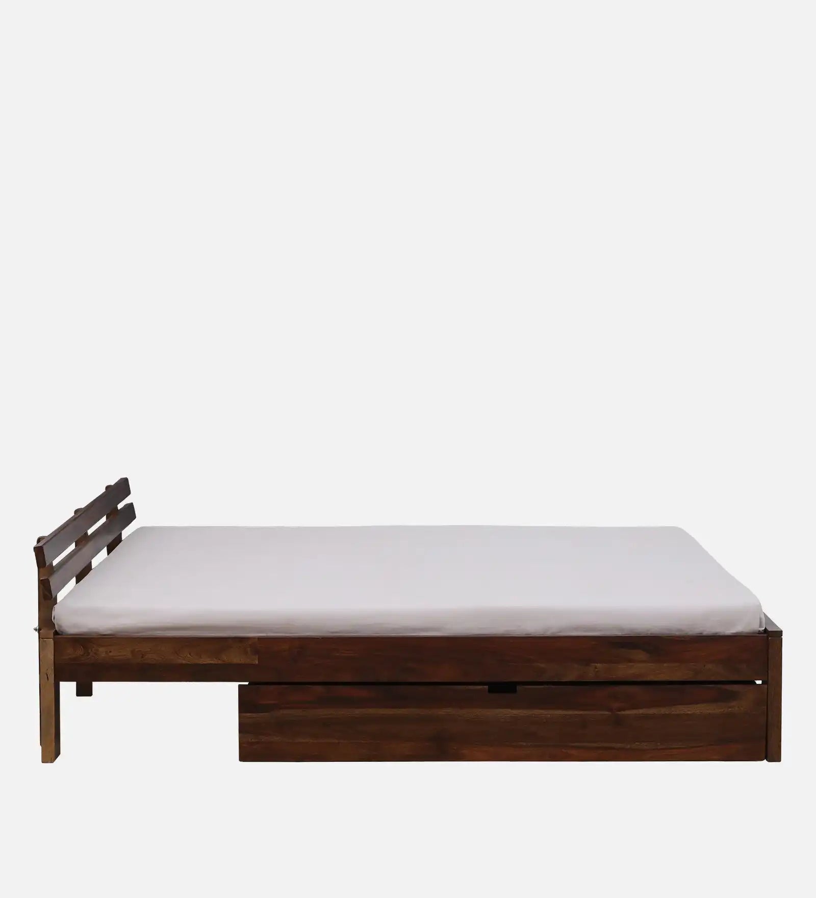 Amol Sheesham Wood Bed With Drawer Storage