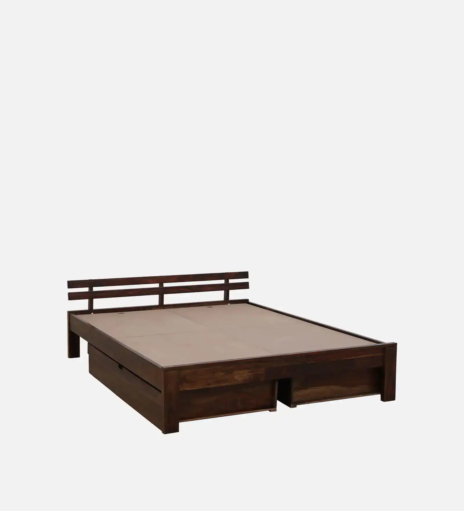 Amol Sheesham Wood Bed With Drawer Storage