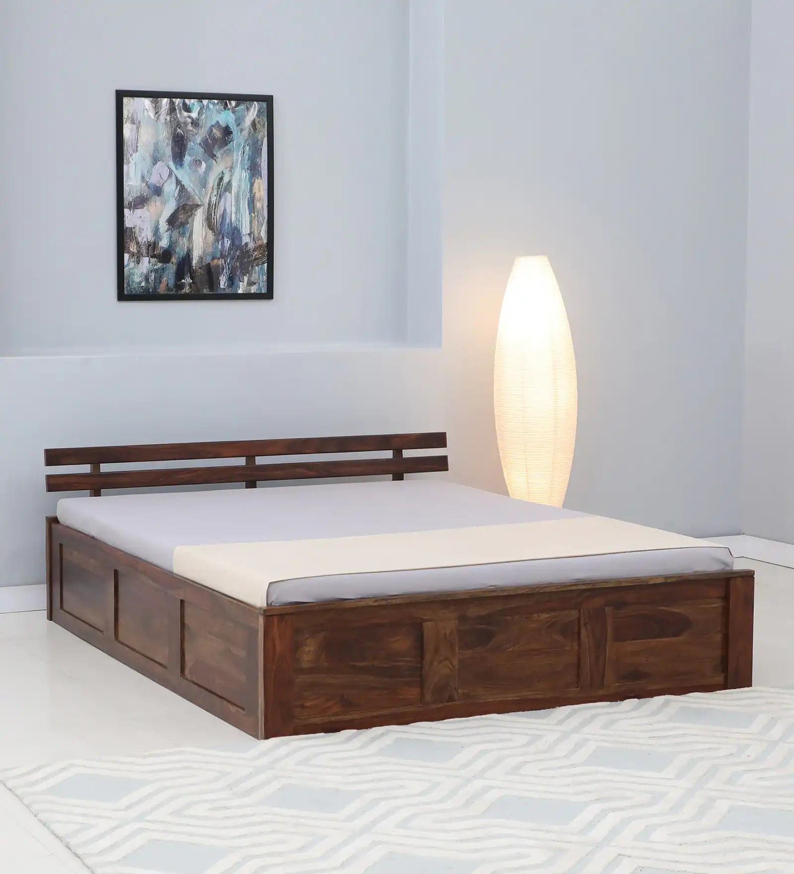 Amol Sheesham Wood Storage Beds