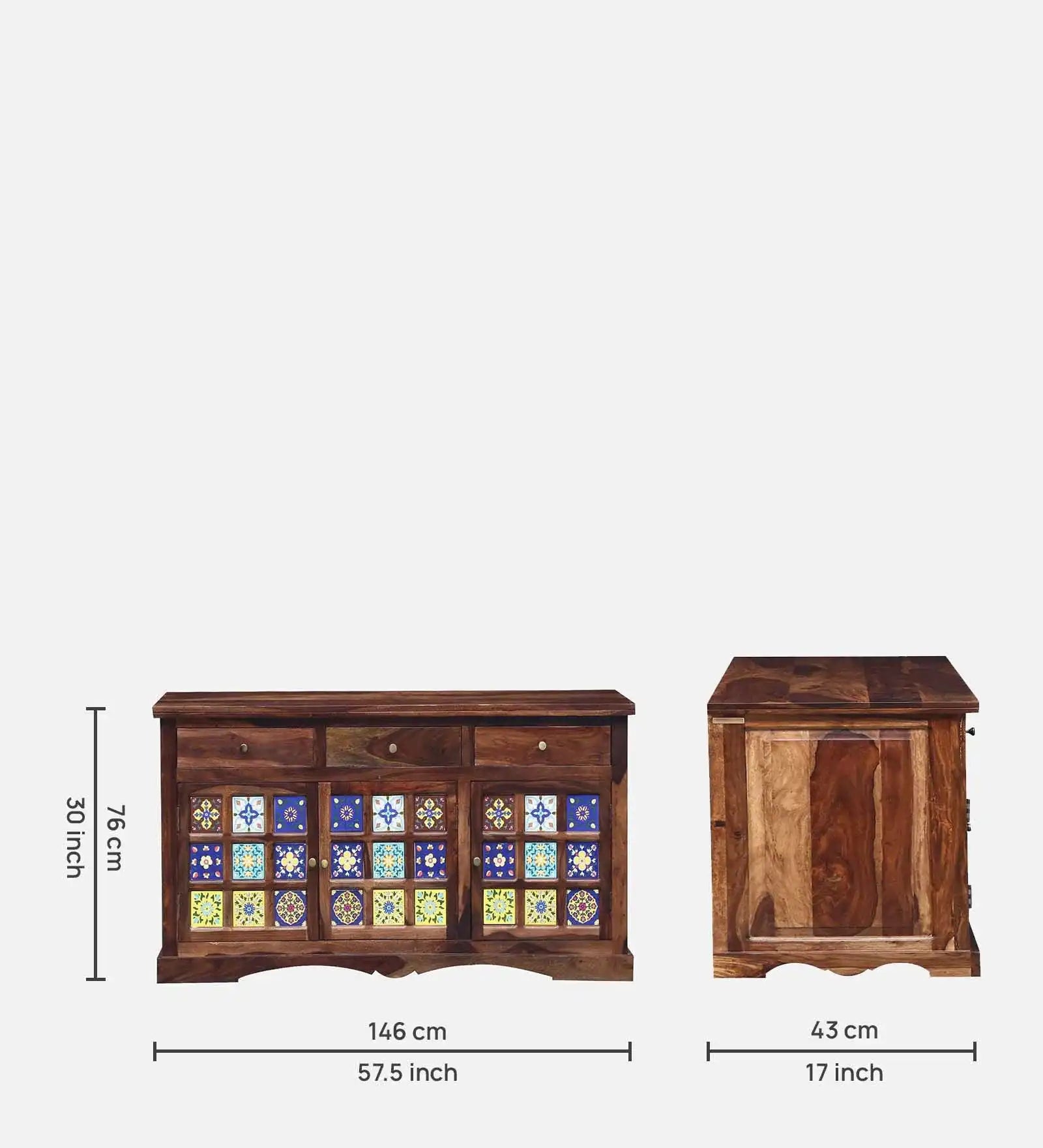 Anamika Luxury Sheesham Wood Sideboard
