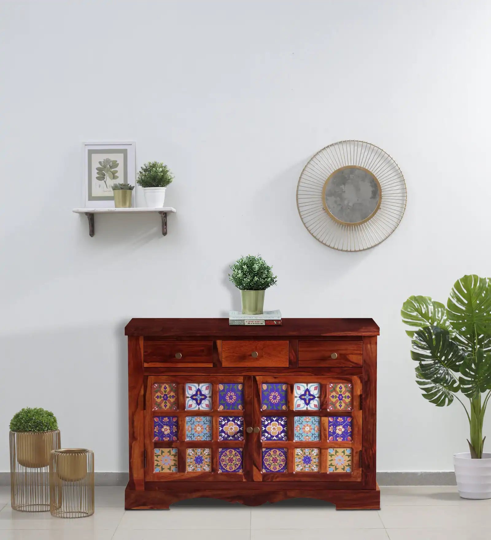 Anamika Contemporary Sheesham Wood Sideboard