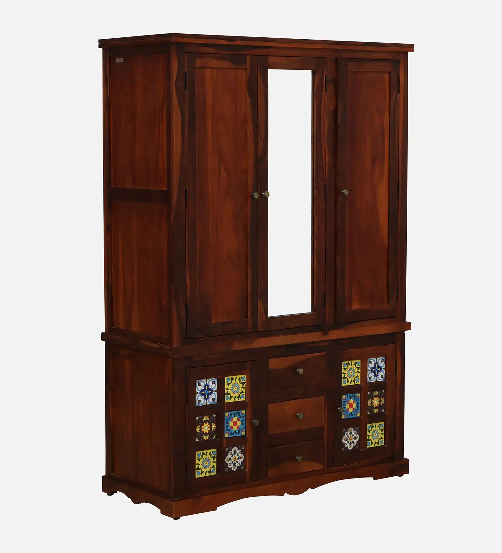 Anamika Sheesham Wood 3 Door Wardrobe