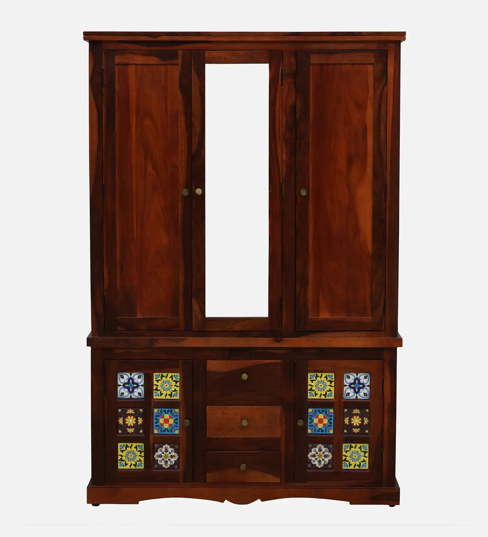 Anamika Sheesham Wood 3 Door Wardrobe