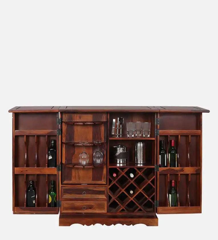 Anamika Sheesham Wooden Bar Cabinet