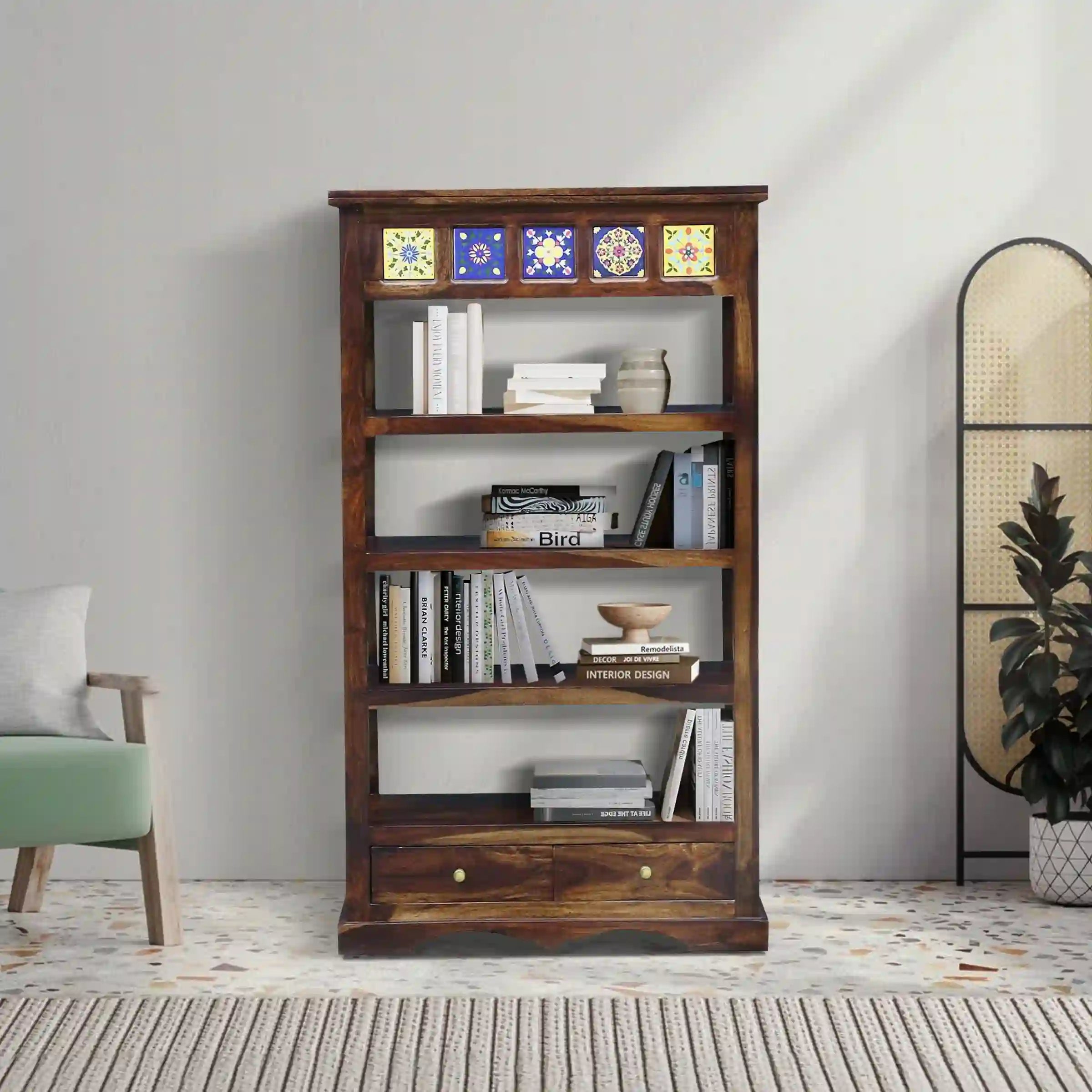 Anamika-Solid-Sheesham-Wood-Book-Shelf-teak-rajawada-furnish