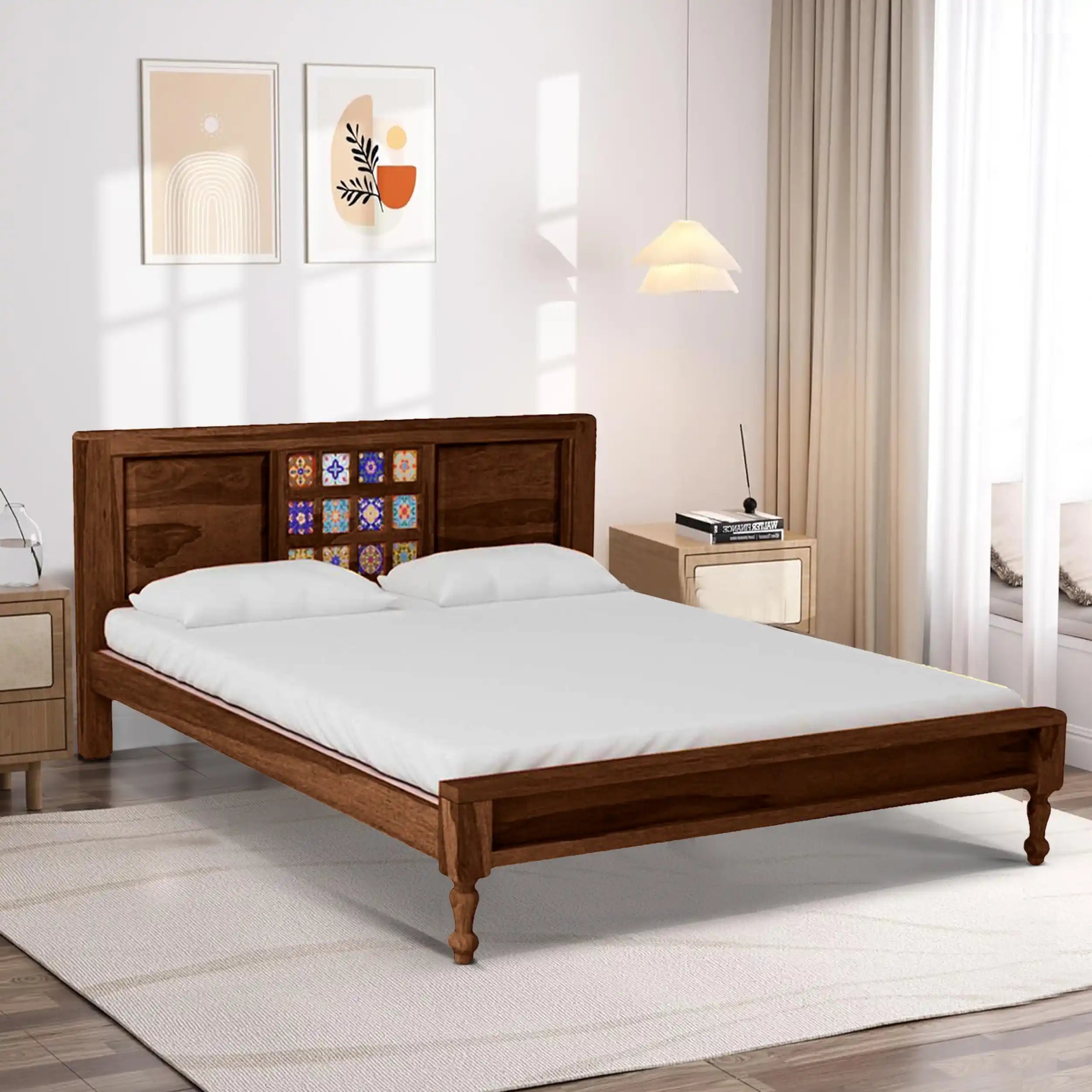 Anamika Contemporary Sheesham Wood Beds