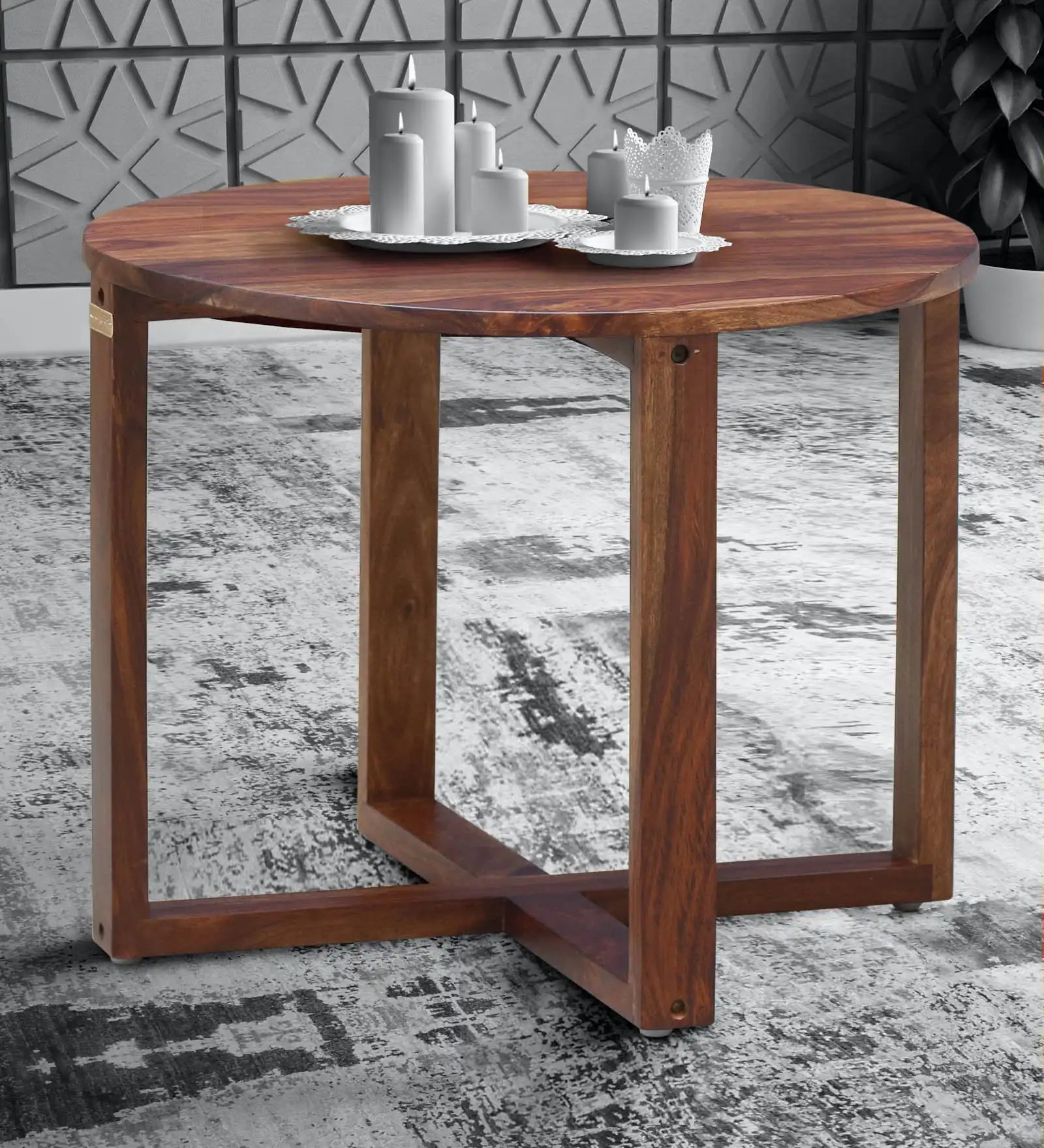 Detro Solid Sheesham Wood Coffee Table