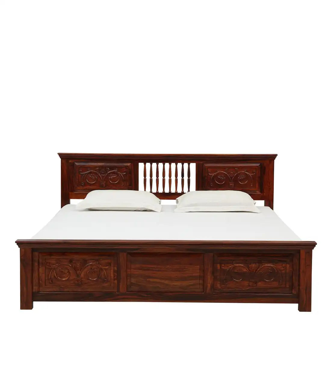 Devanti Traditional Solid Wood King Size Storage Beds