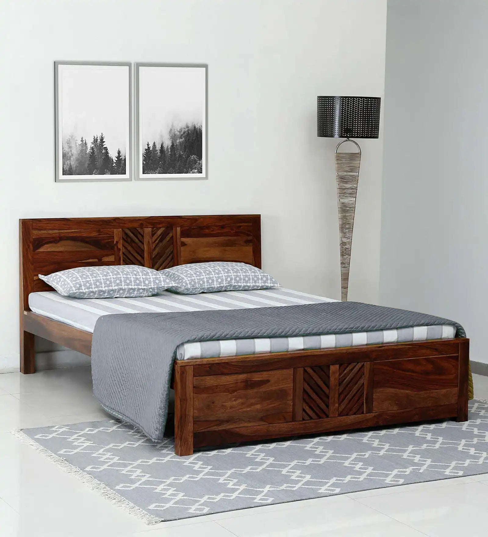 Elista Solid Sheesham Wood Beds