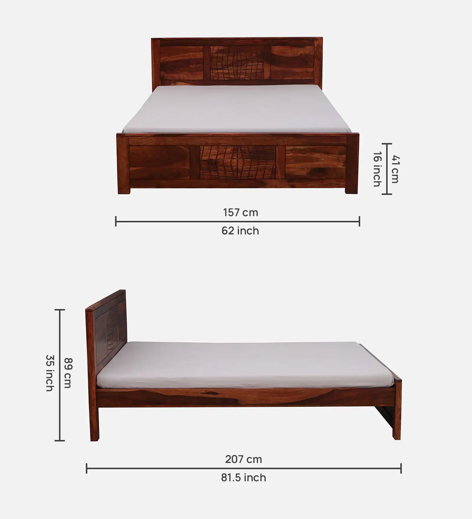 Harmonia Solid Wood Contemporary Beds