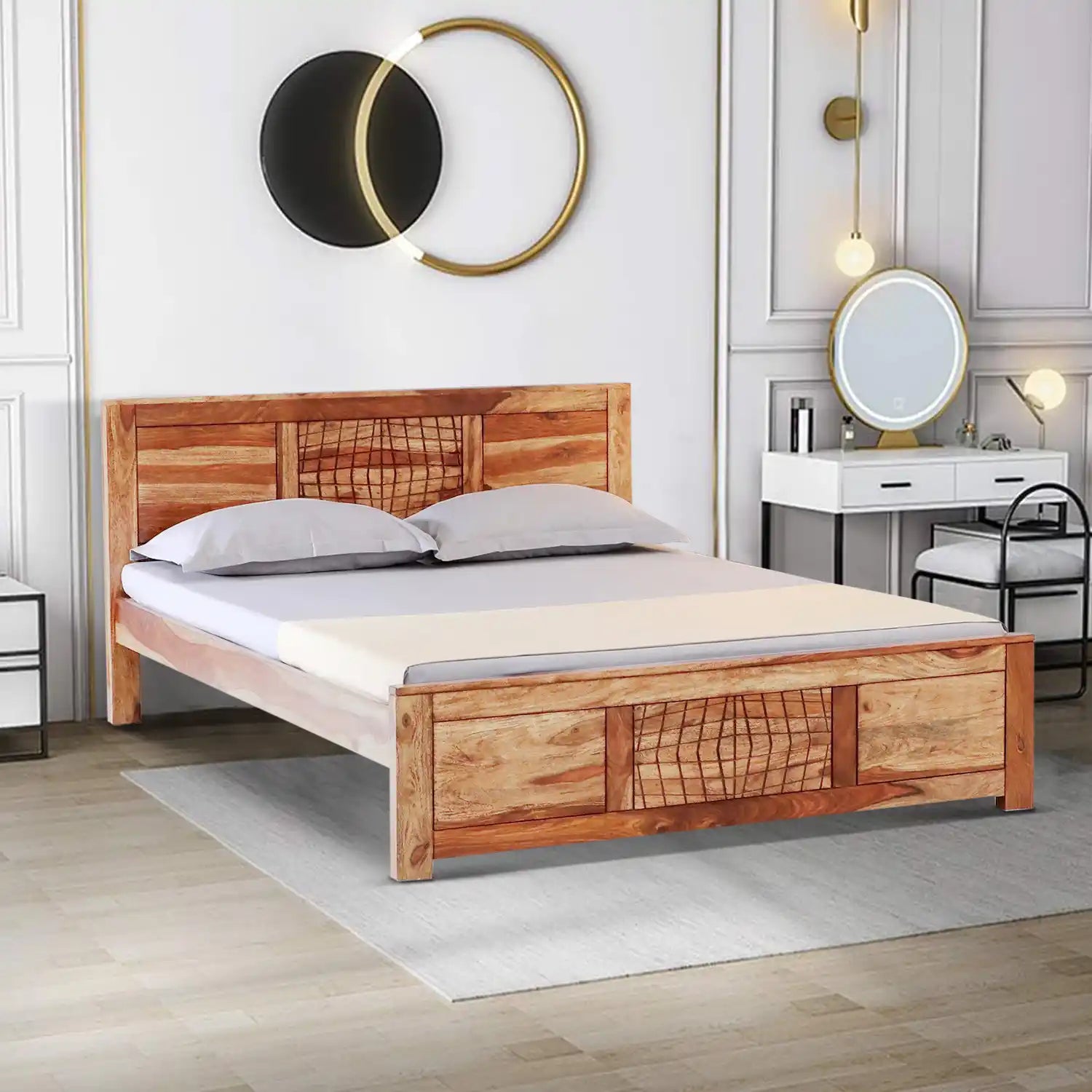 Harmonia Solid Wood Contemporary Beds