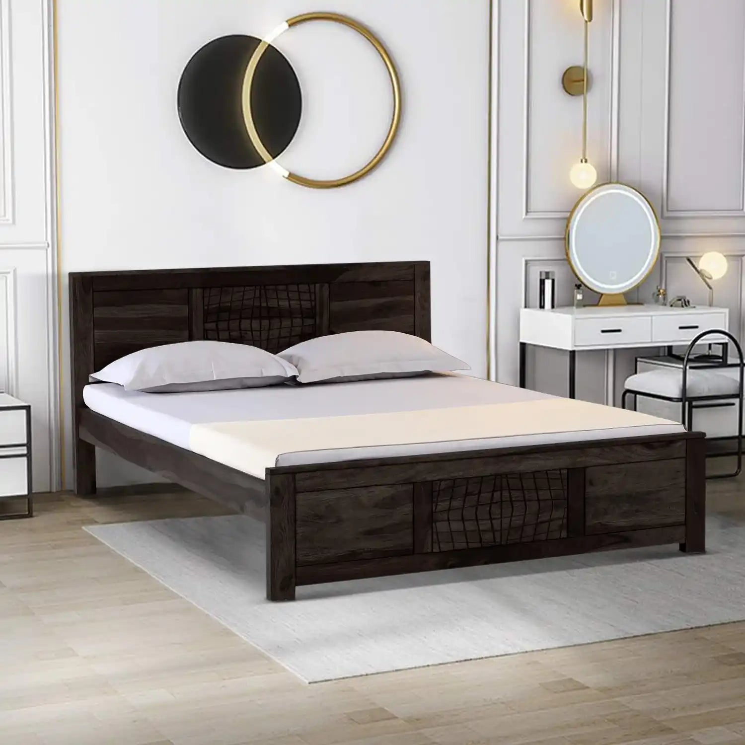 Harmonia Solid Wood Contemporary Beds