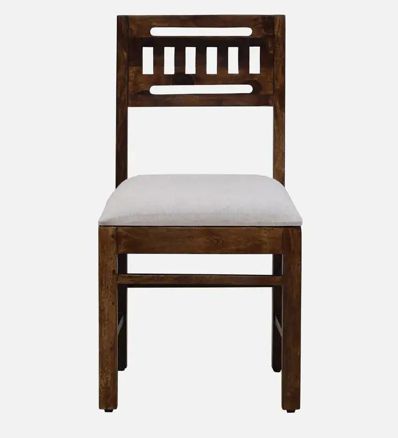 Jenine Solid Sheesham Wood Dining Chair (Set Of 2)