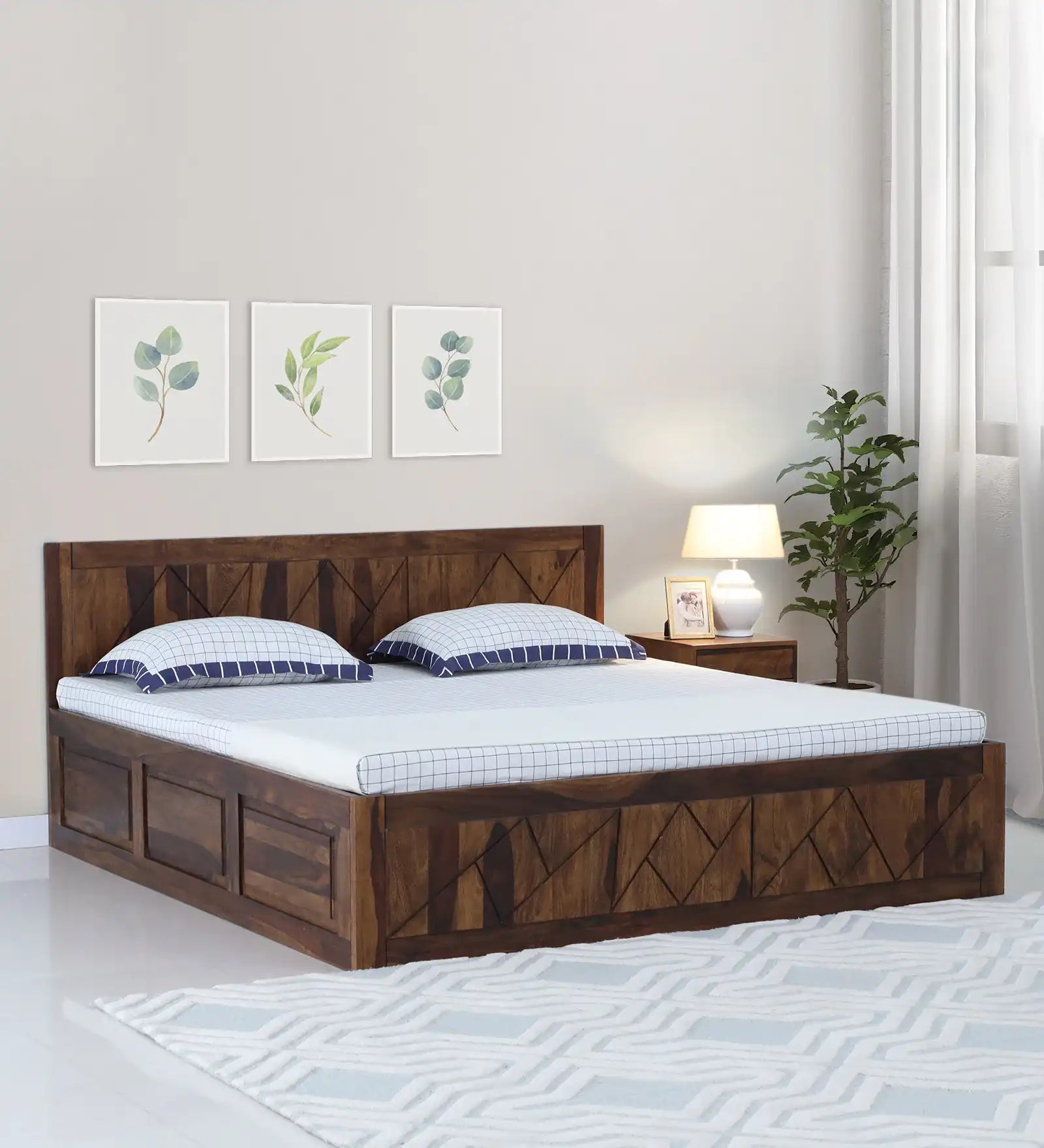 Jumo Solid Wood Storage Beds