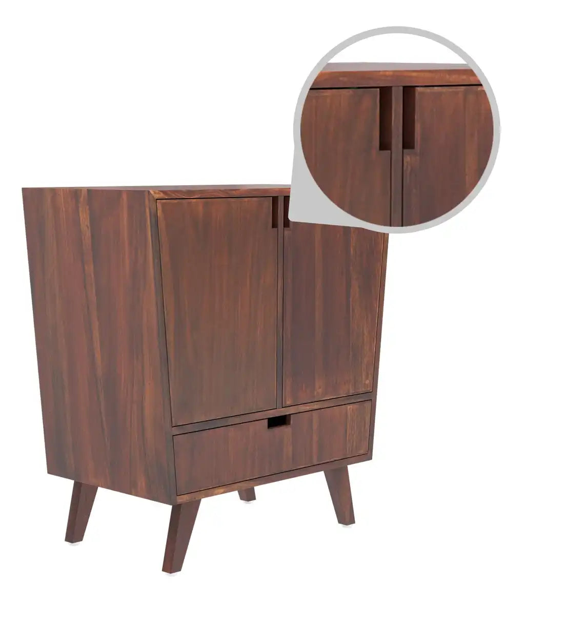 Mario Modern Solid Sheesham Wood Sideboard