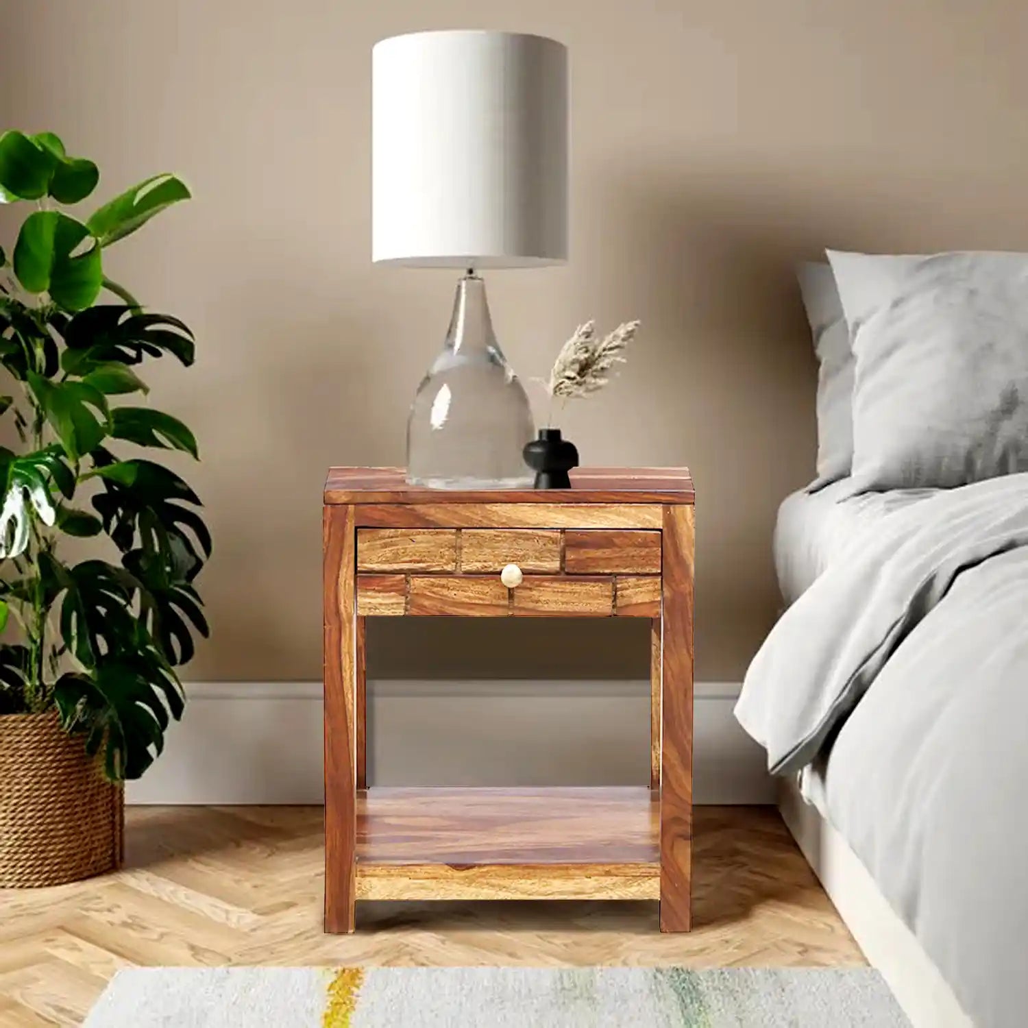 Rudra Solid Wood Side Table