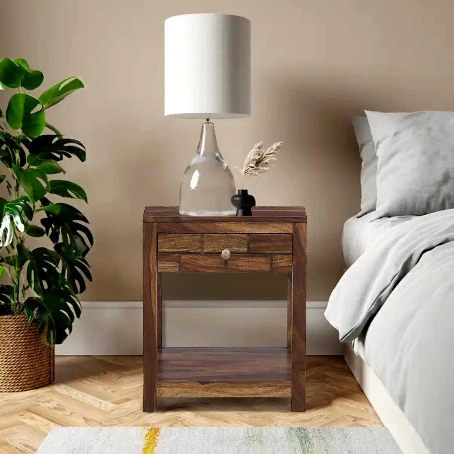 Rudra Solid Wood Side Table