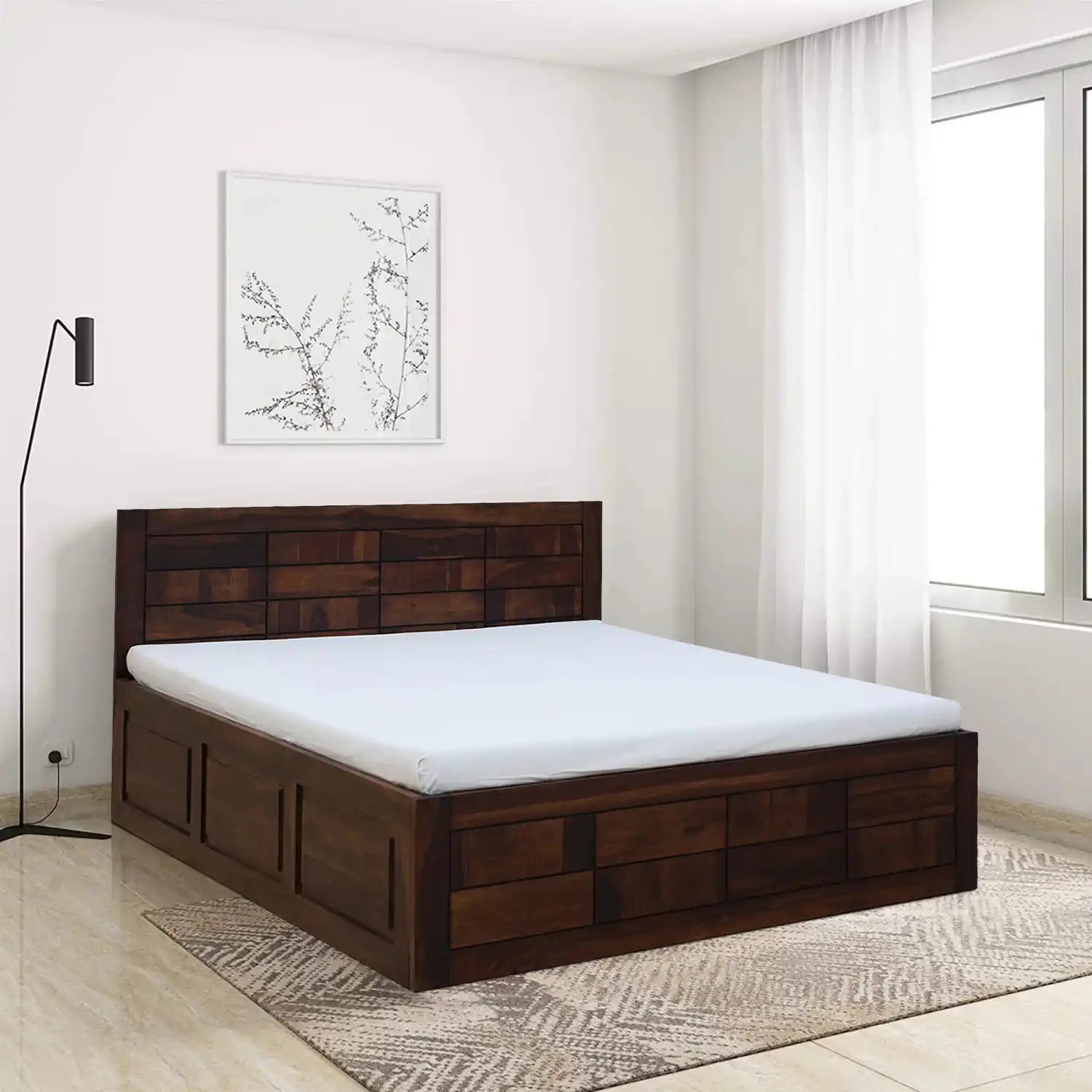 Ultra Solid Wood Storage Beds