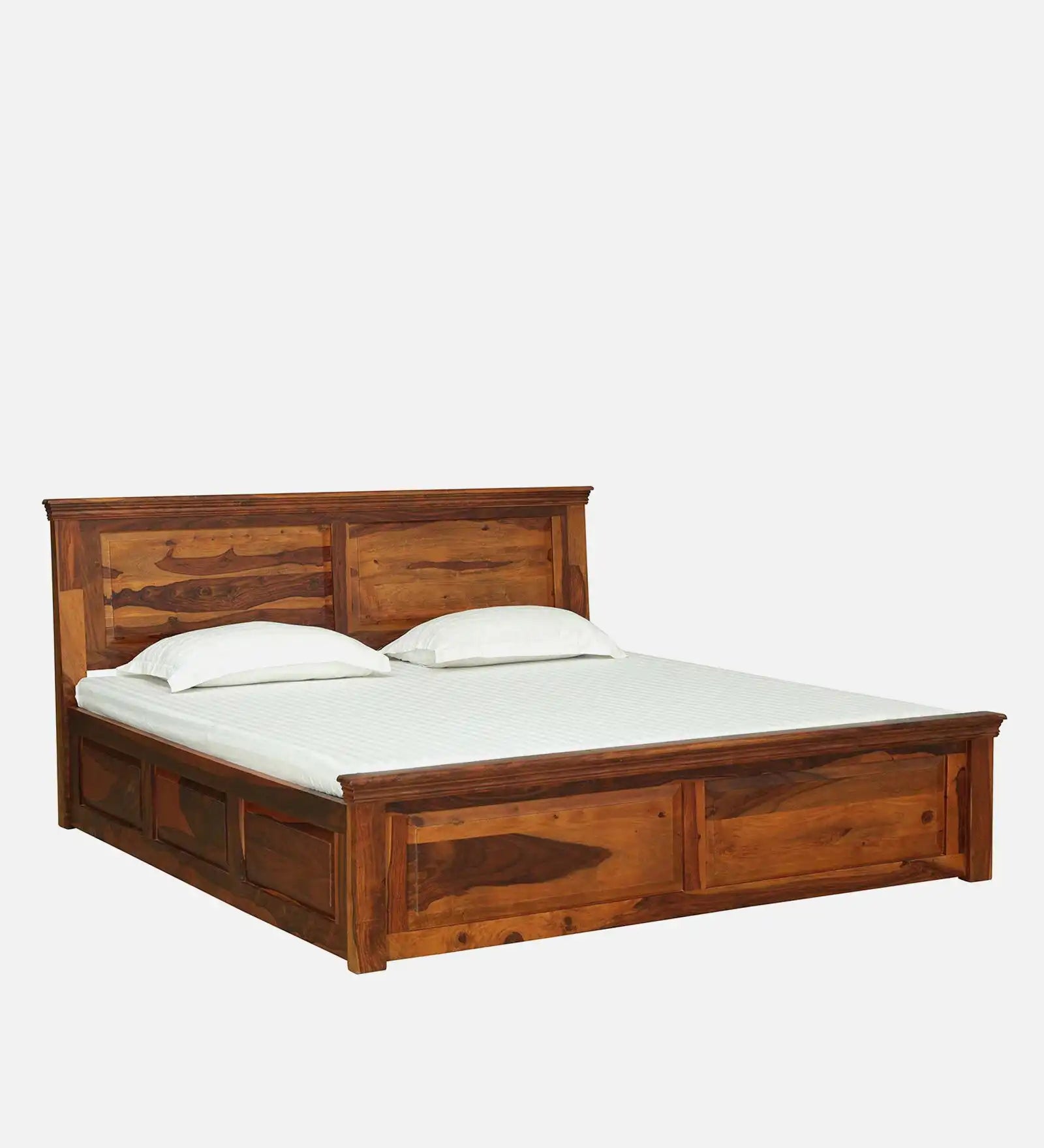 Kanishka Solid Sheesham Wood Storage Beds