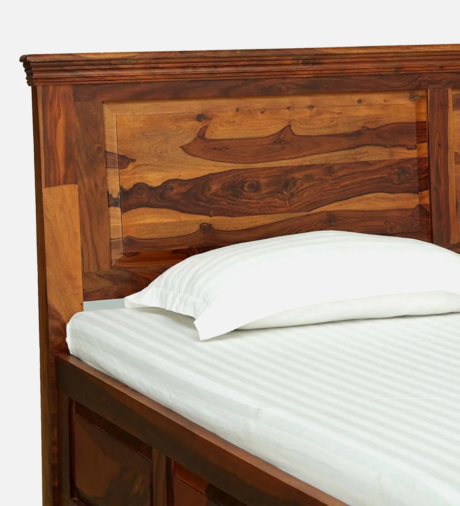 Kanishka Solid Sheesham Wood Storage Beds