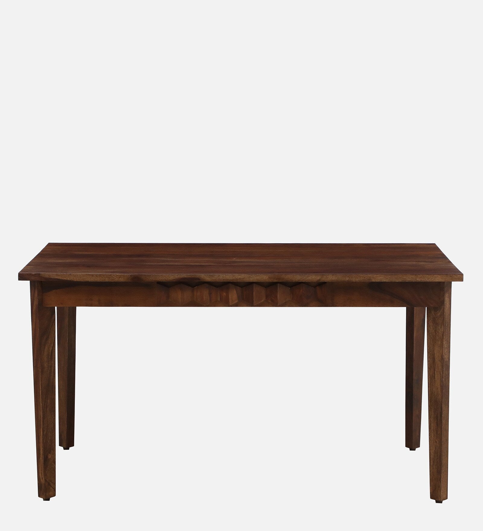 Alford Solid Wood 6 Seater Dining Table In Provincial Teak Finish By Rajwada - Rajwada Furnish