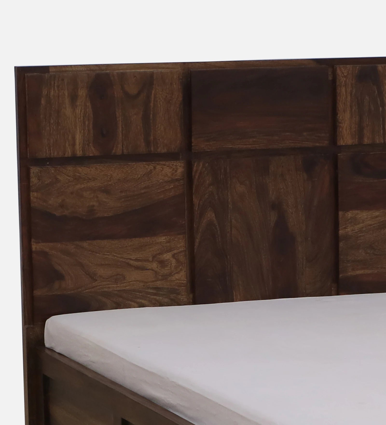 Mukti Solid Wood Bed with Box Storage in Provincial Teak Finish by Rajwada - Rajwada Furnish