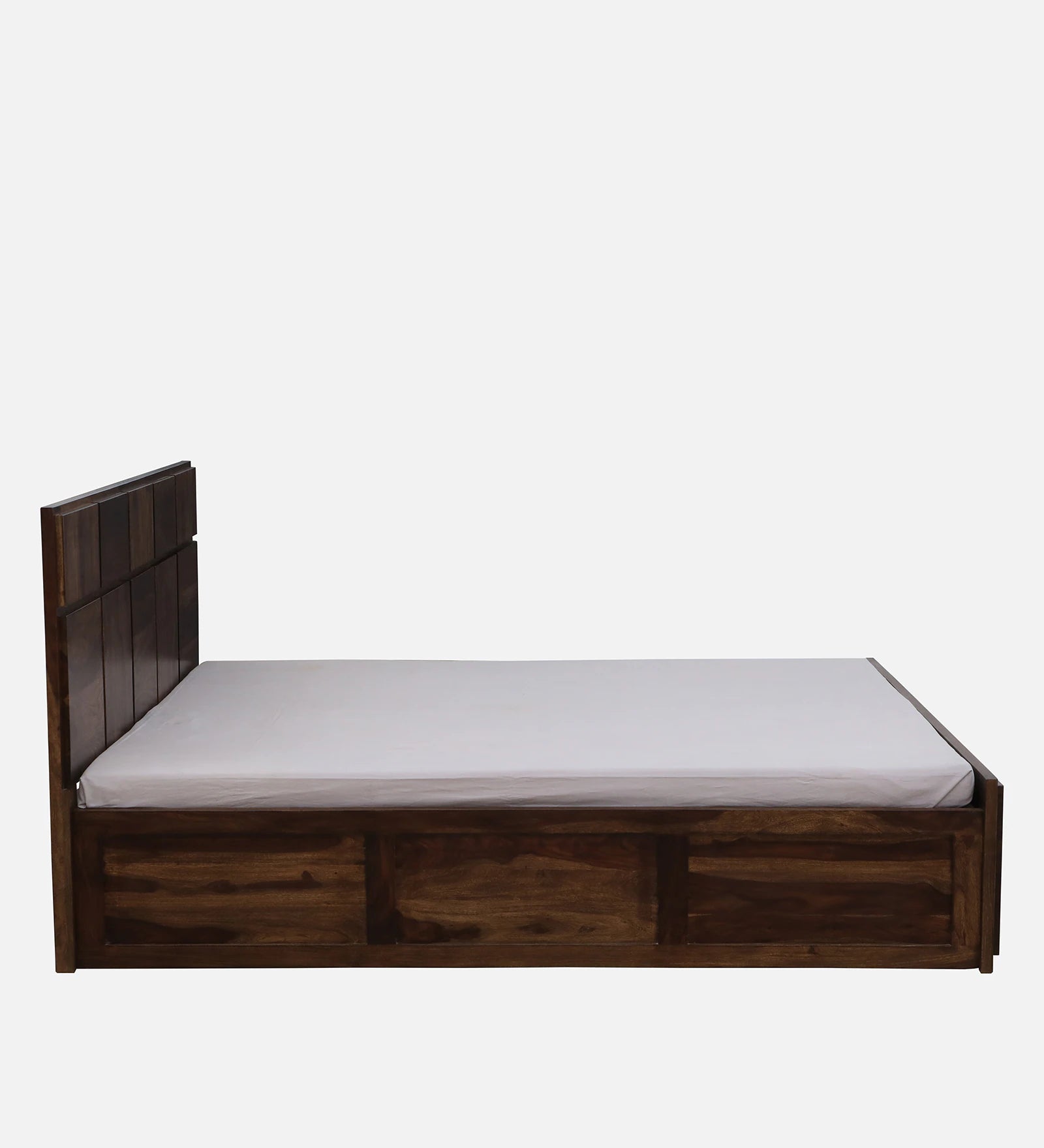 Mukti Solid Wood Bed with Box Storage in Provincial Teak Finish by Rajwada - Rajwada Furnish