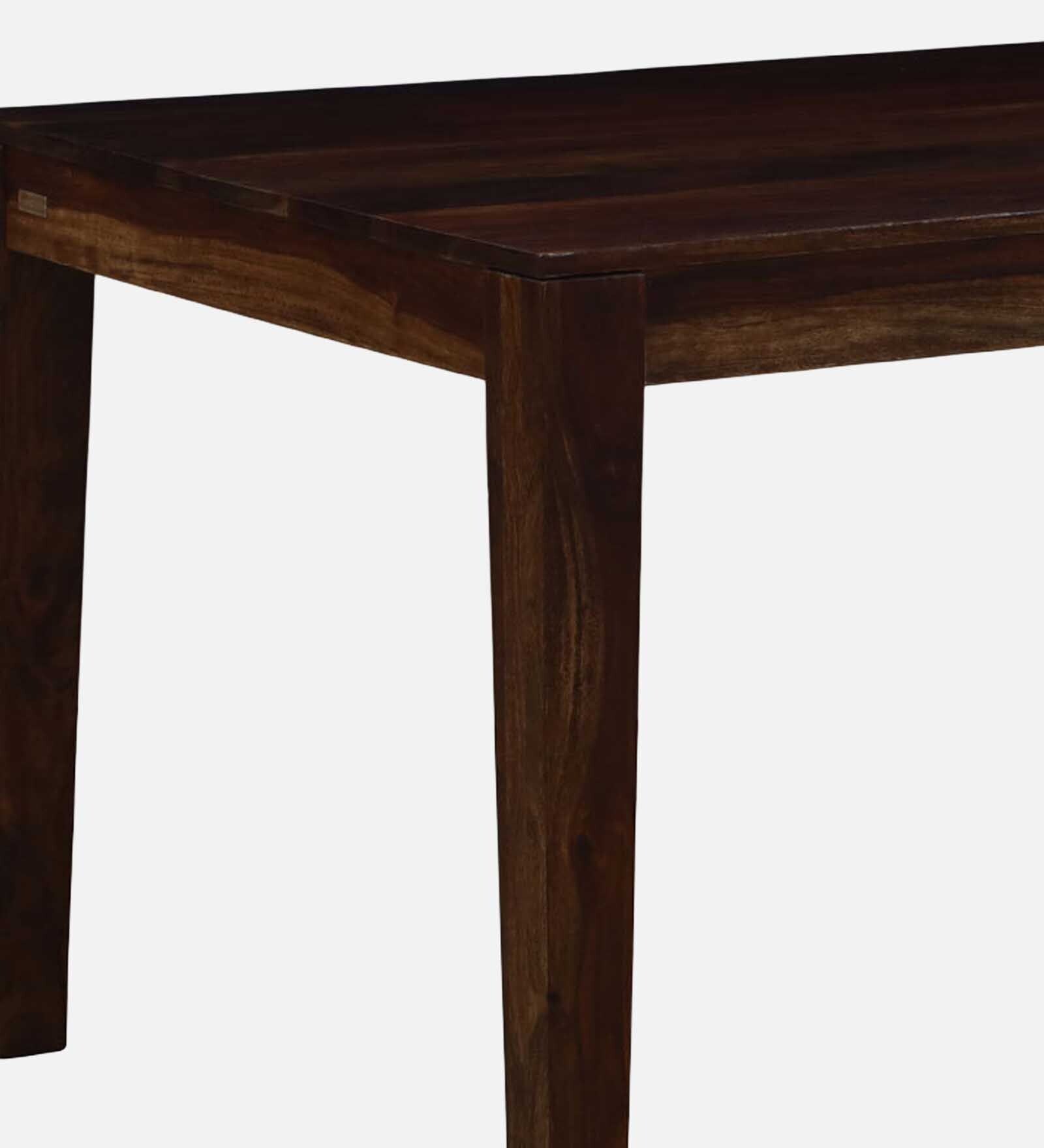 BelfortSolid Wood 6 Seater Dining Table In Provincial Teak Finish By Rajwada - Rajwada Furnish