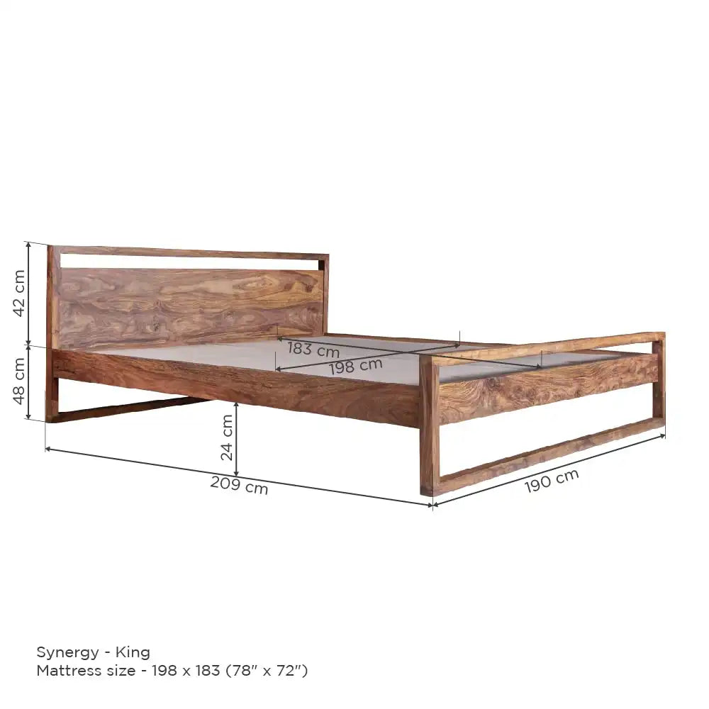 Tulsi Solid Sheesham Wood Beds