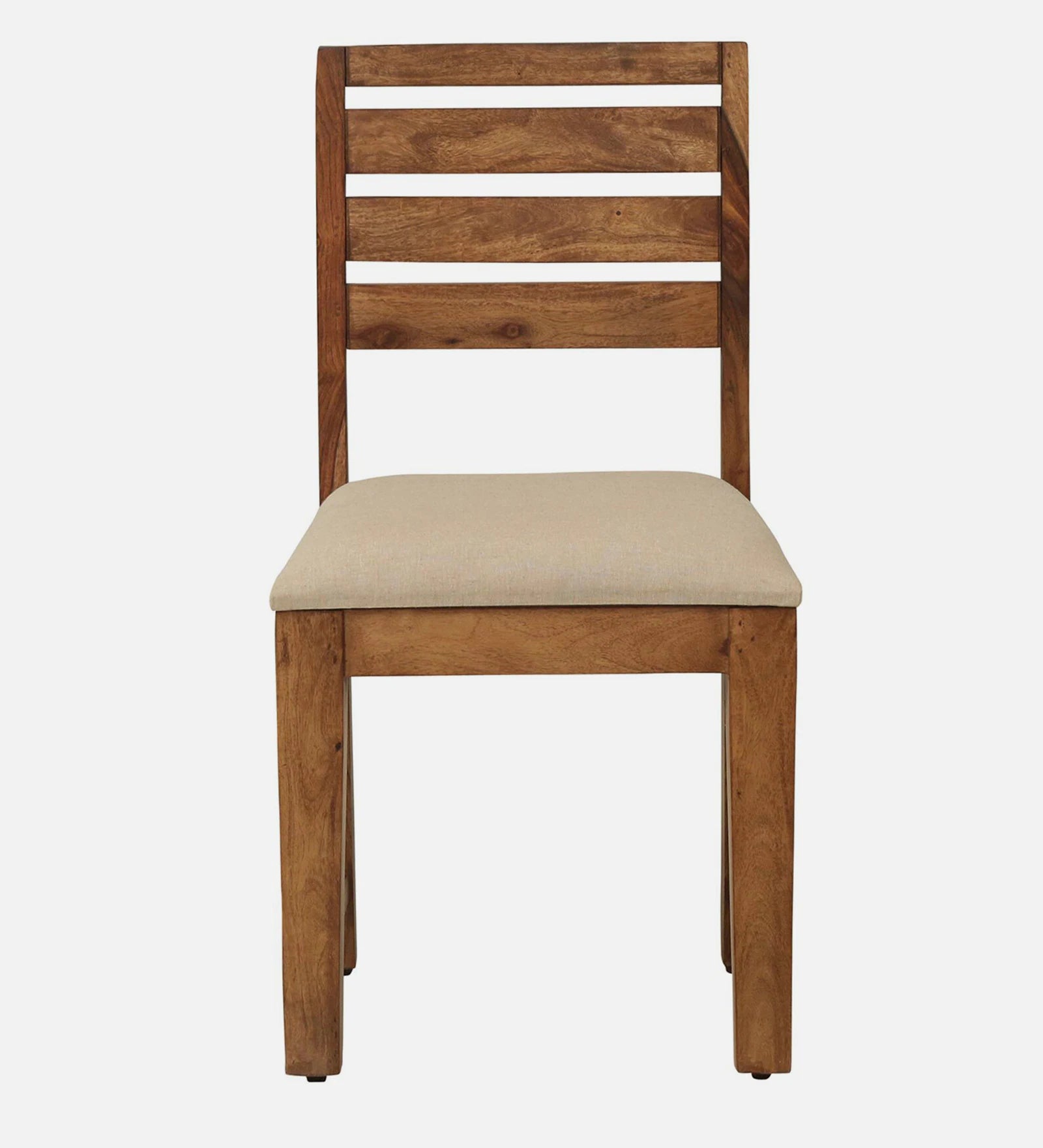 Oslo Solid Wood Dining Chairs (Set of 2) In Rustic Teak Finish By Rajwada - Rajwada Furnish
