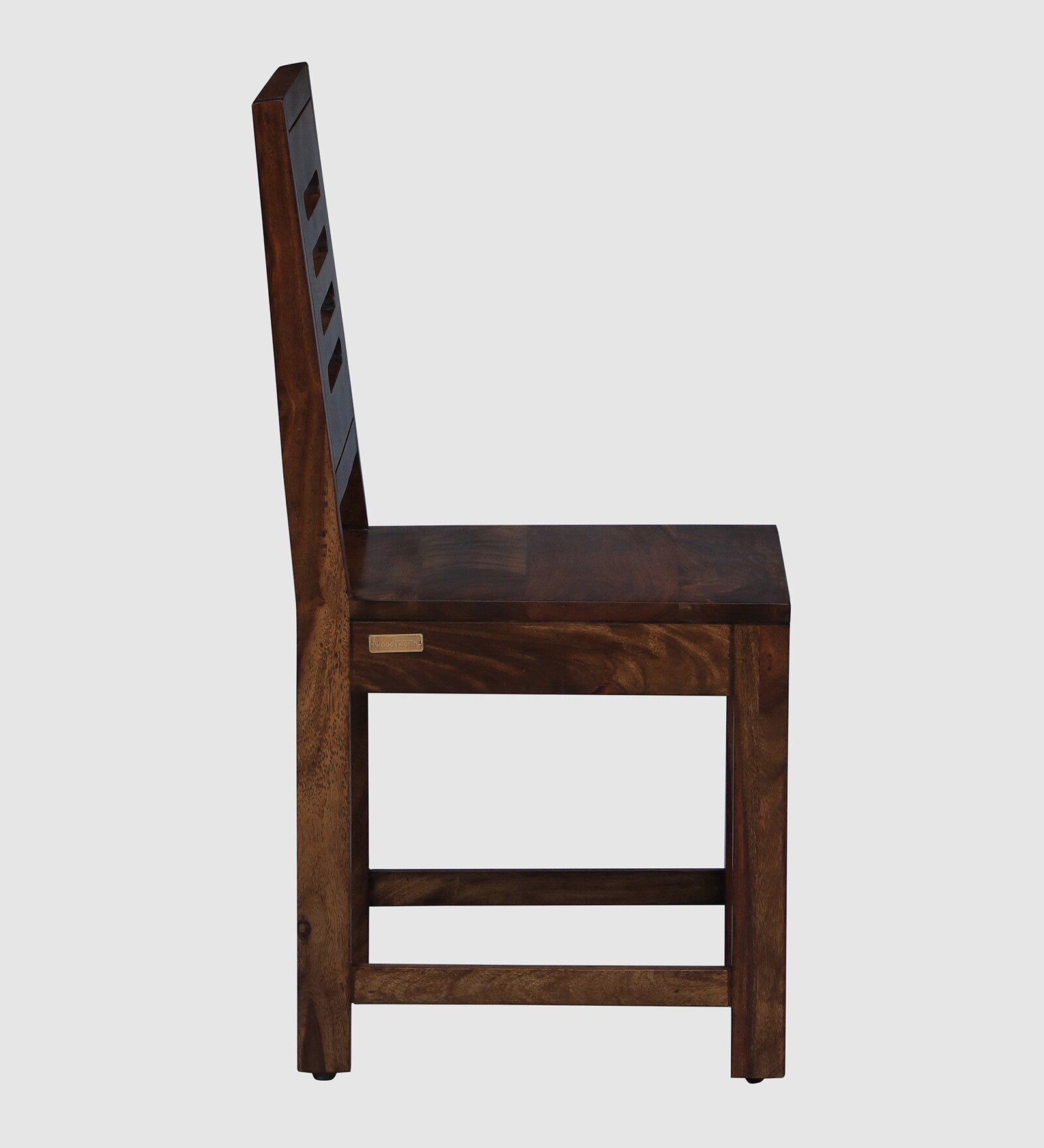 Saho Solid Wood Dining Chair (Set Of 2) In Walnut Finish By Rajwada - Rajwada Furnish