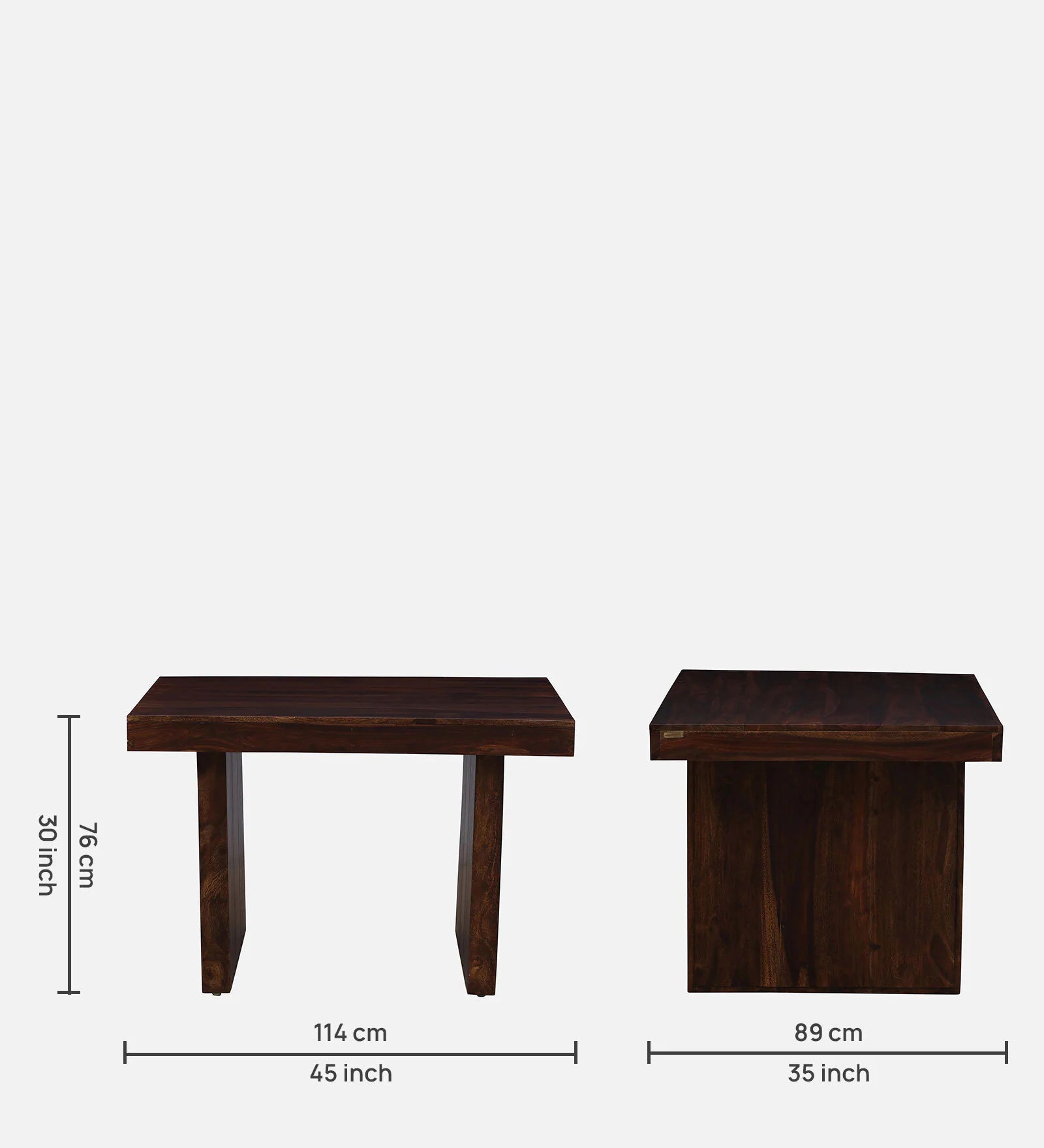 Oneil Solid Wood 4 Seater Dining Set In Provincial Teak Finish By Rajwada - Rajwada Furnish