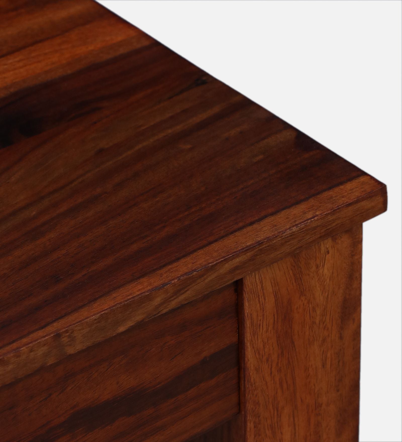 Penza Solid Wood 4 Seater Dining Table In Honey Oak Finish By Rajwada - Rajwada Furnish