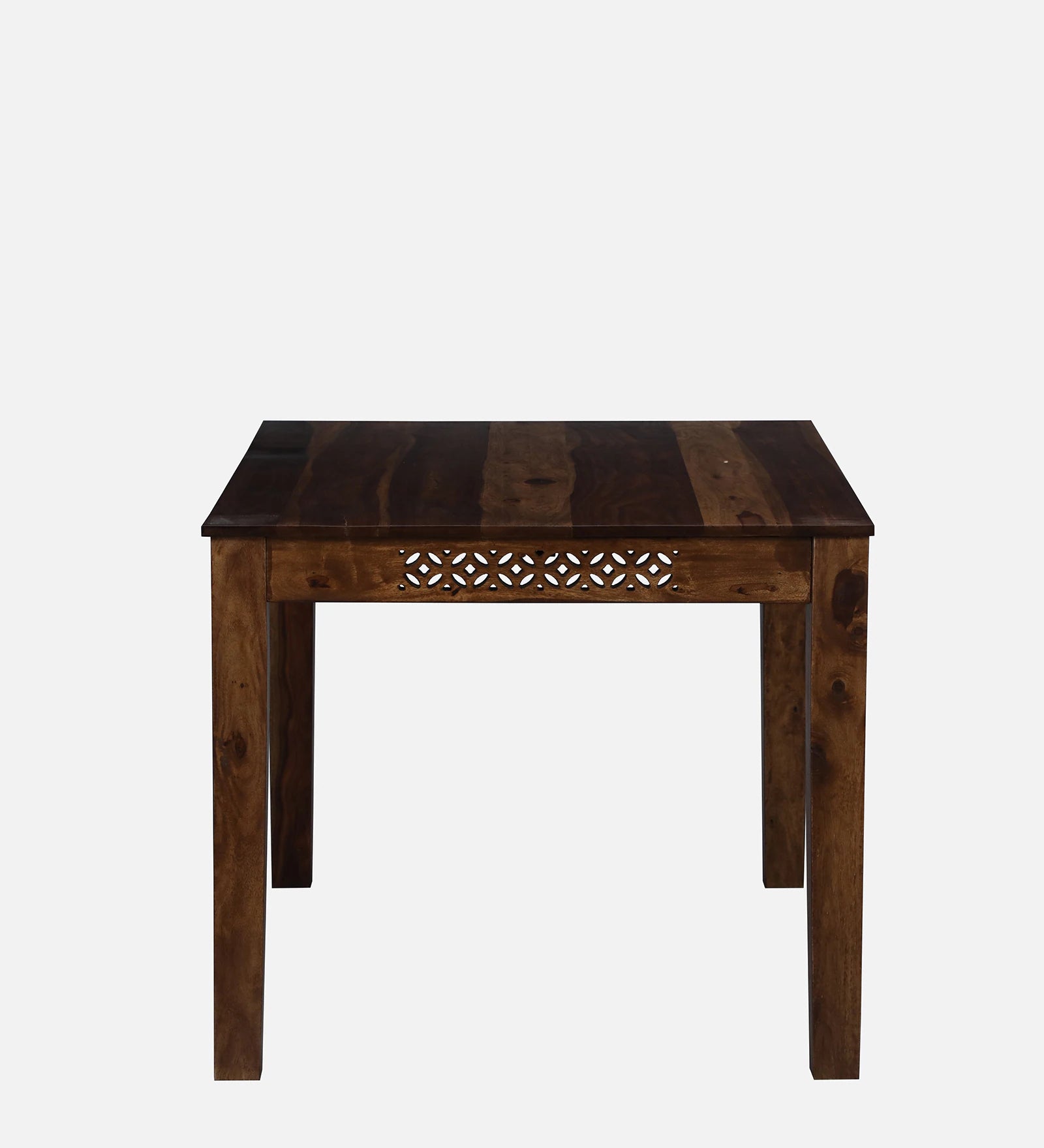 Penza Solid Wood 4 Seater Dining Table In Provincial Teak Finish By Rajwada - Rajwada Furnish