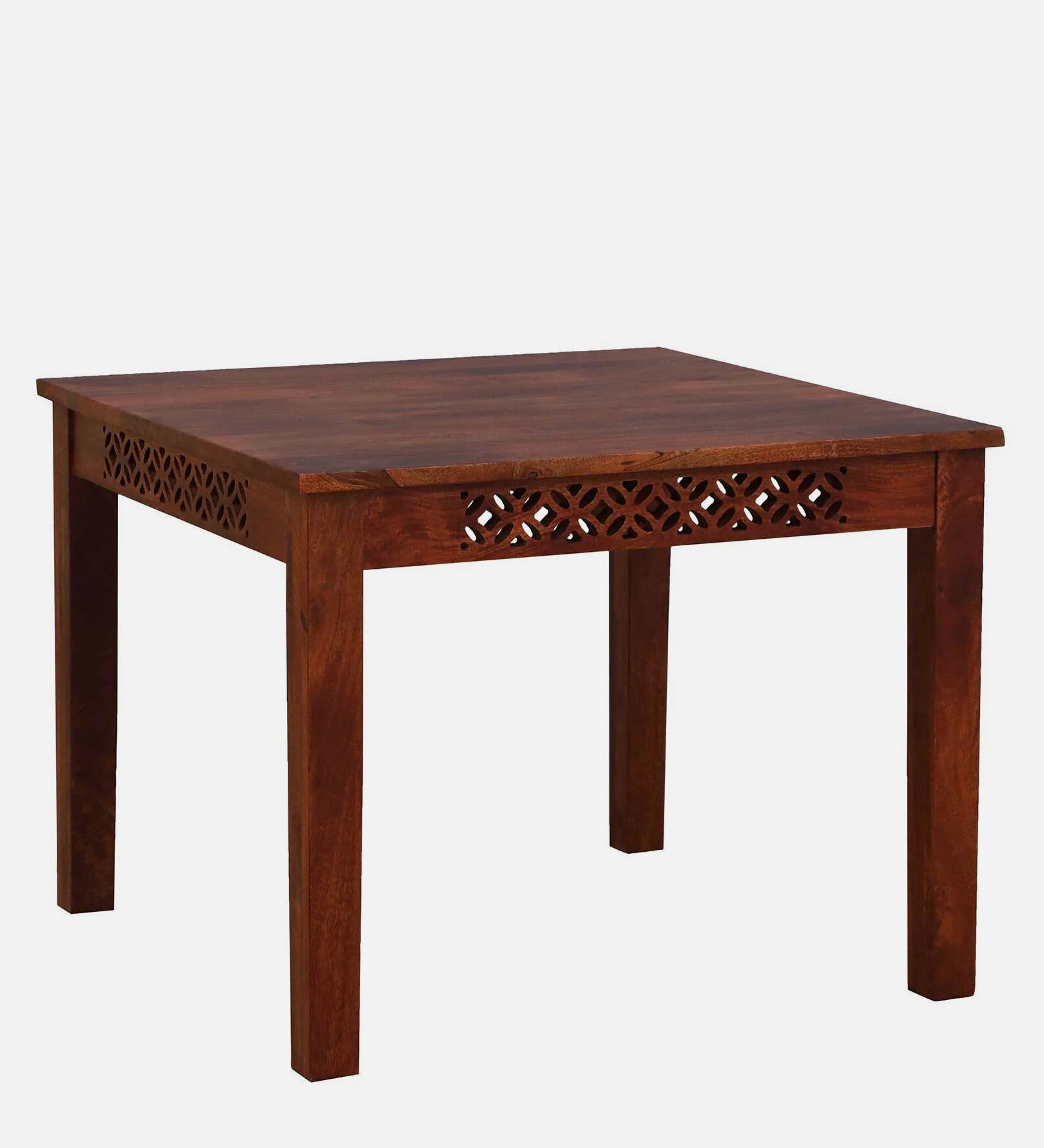 Penza Solid Wood 4 Seater Dining Set In Honey Oak Finish By Rajwada - Rajwada Furnish
