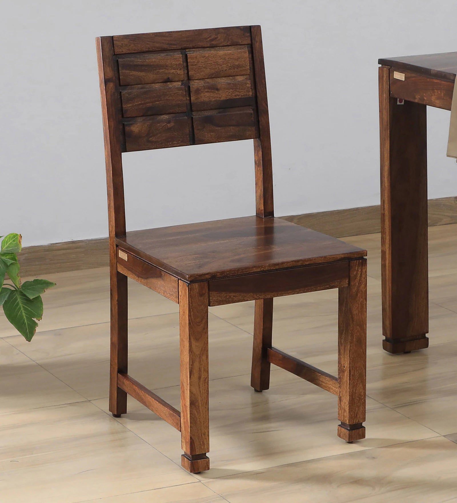 Moscow Solid Wood Dining Chair (Set of 2) in Provincial Teak Finish By Rajwada - Rajwada Furnish