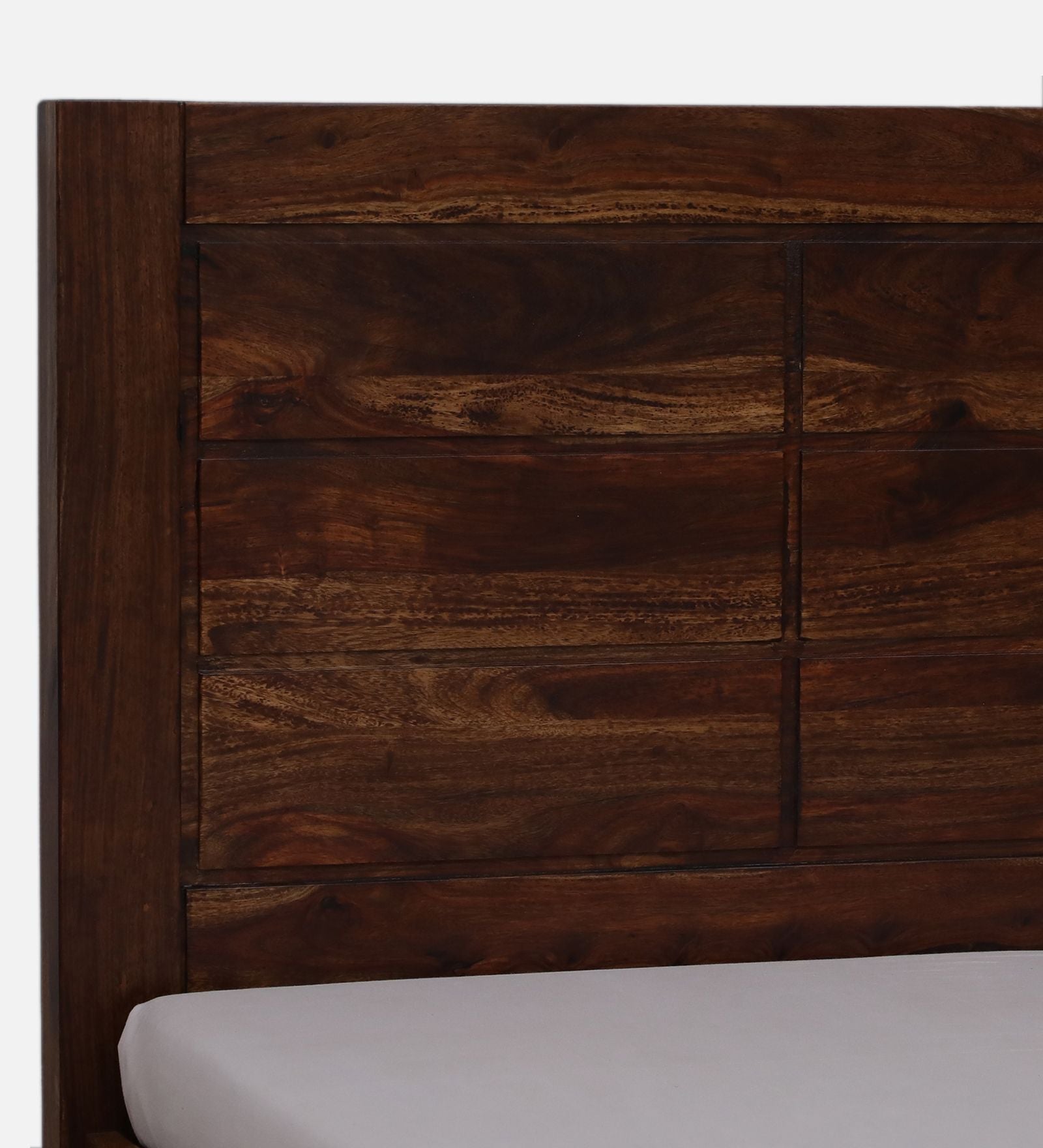 Moscow Solid Wood Single Bed In Provincial Teak Finish By Rajwada - Rajwada Furnish