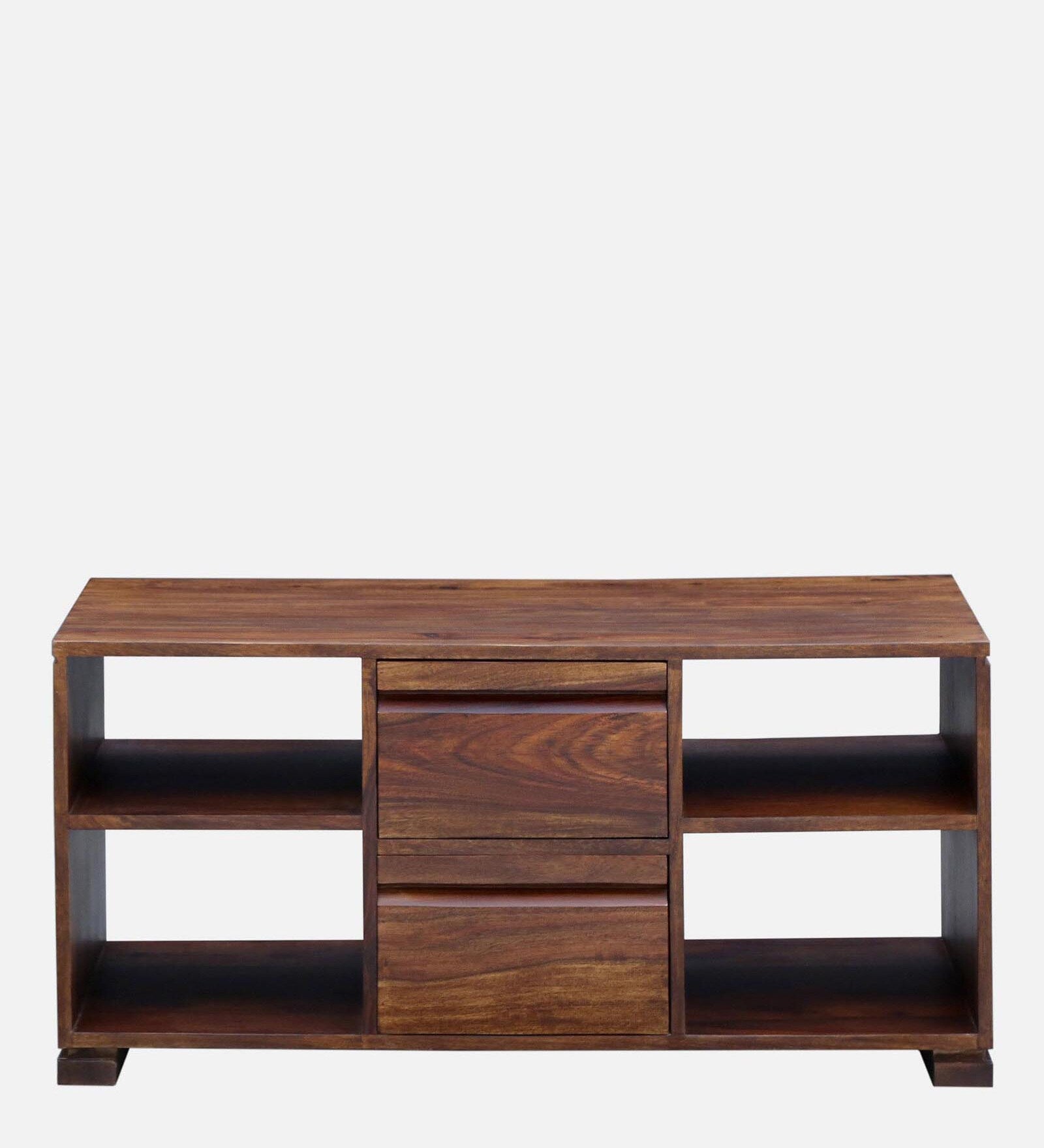 Moscow Solid Wood Coffee Table In Provincial Teak Finish By Rajwada - Rajwada Furnish