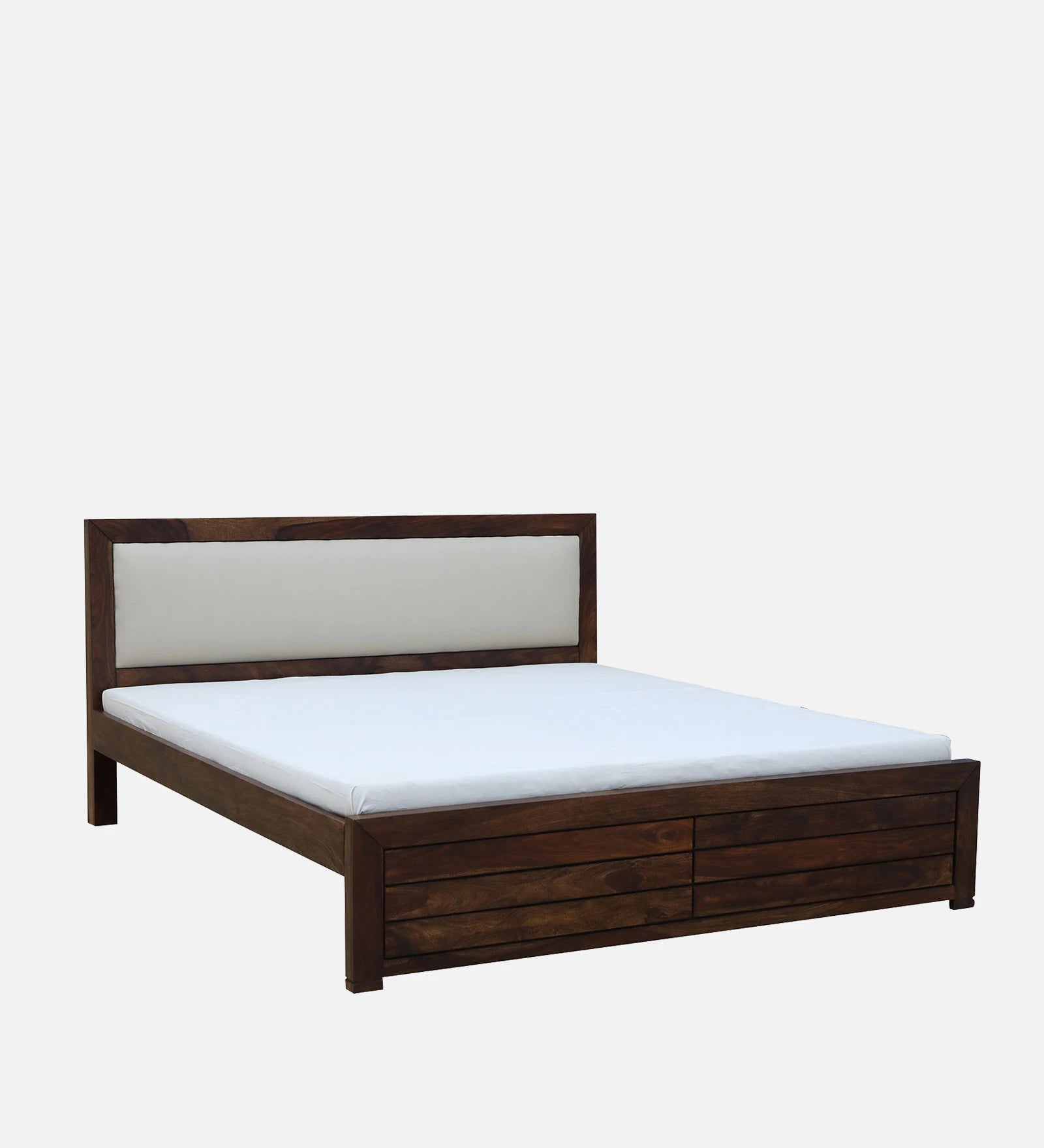 Moscow Solid Wood Bed in Provincial Teak Finish by Rajwada - Rajwada Furnish