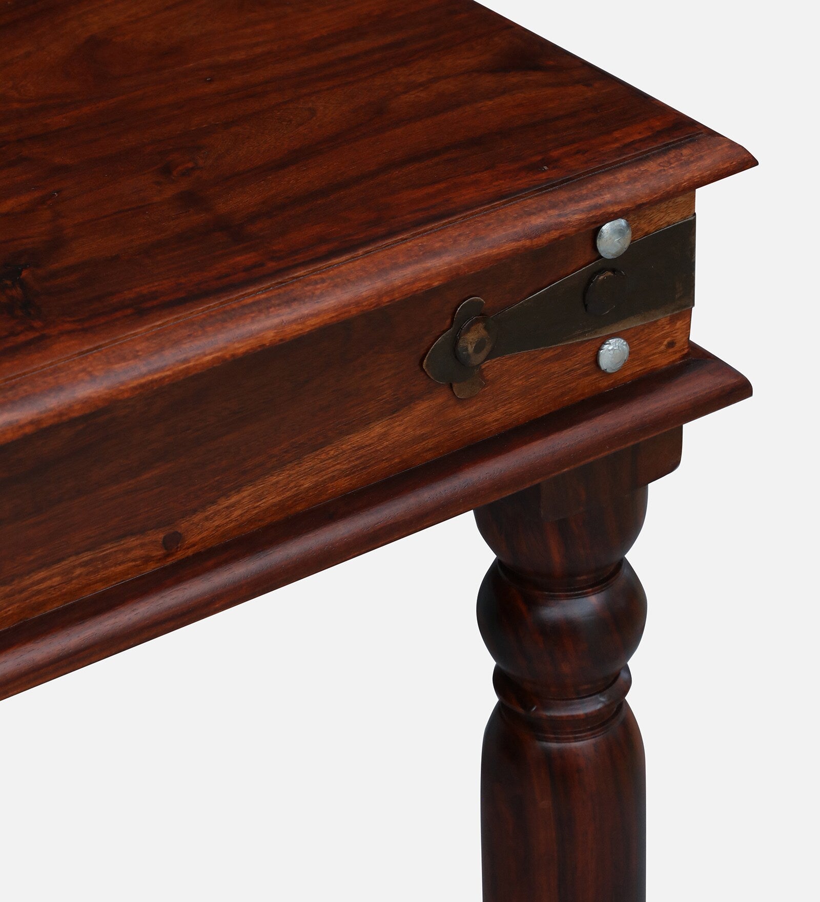 Samrita Solid Wood 4 Seater Dining Table In Honey Oak Finish By Rajwada - Rajwada Furnish