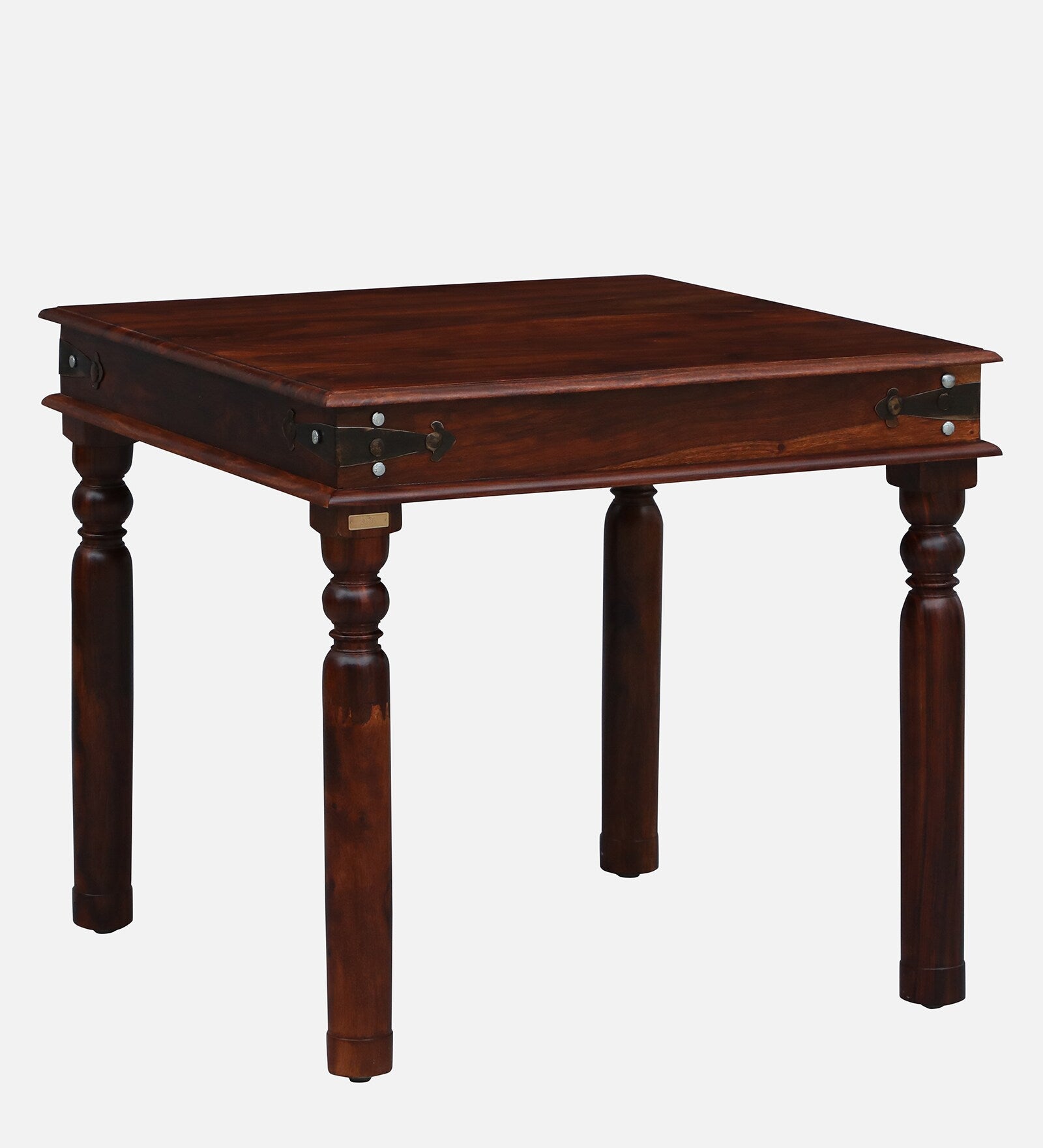 Samrita Solid Wood 4 Seater Dining Table In Honey Oak Finish By Rajwada - Rajwada Furnish