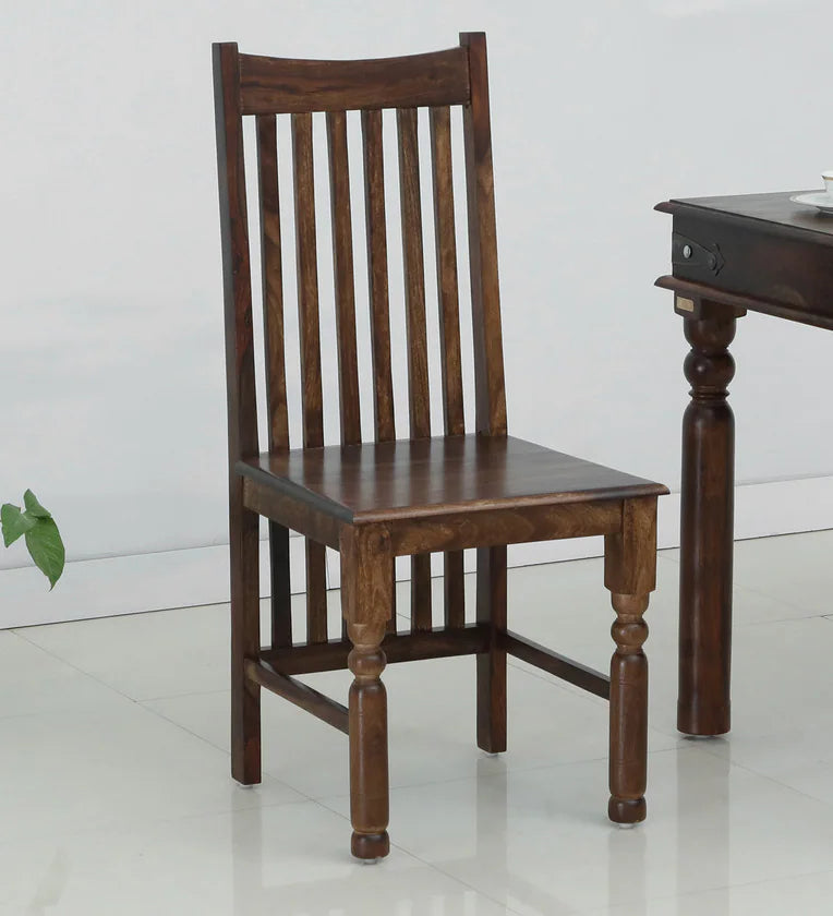 Samrita Solid Wood Dining Chair (Set Of 2) In Provincial Teak Finish By Rajwada - Rajwada Furnish