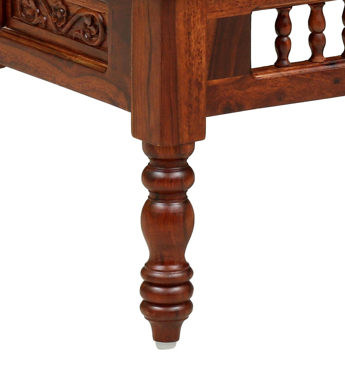 Deventi Solid Wood Coffee Table for Living Room In Honey Oak Finish - Rajwada Furnish