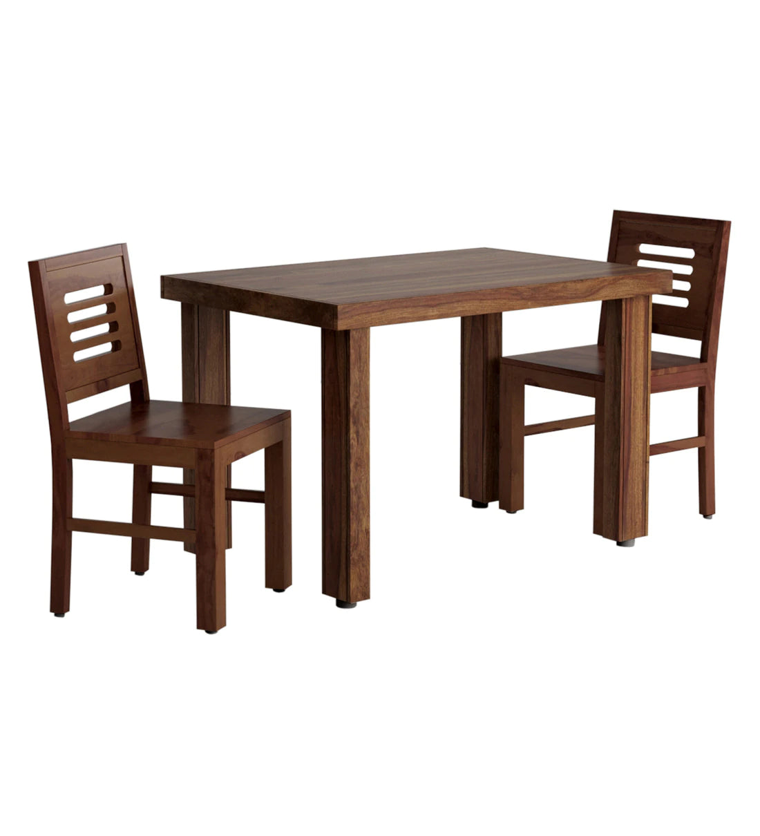 Acro Solid Wood 2 Seater Dining Table Set for Home & Kitchen - Rajwada Furnish