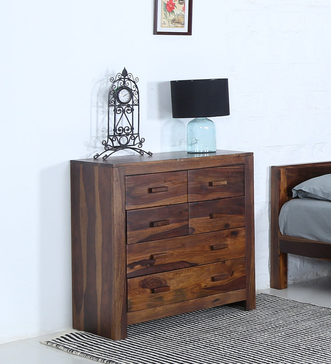 Acro Chest of Drawers Wooden Cabinet For Living Room For Living Room, Bedroom - Rajwada Furnish