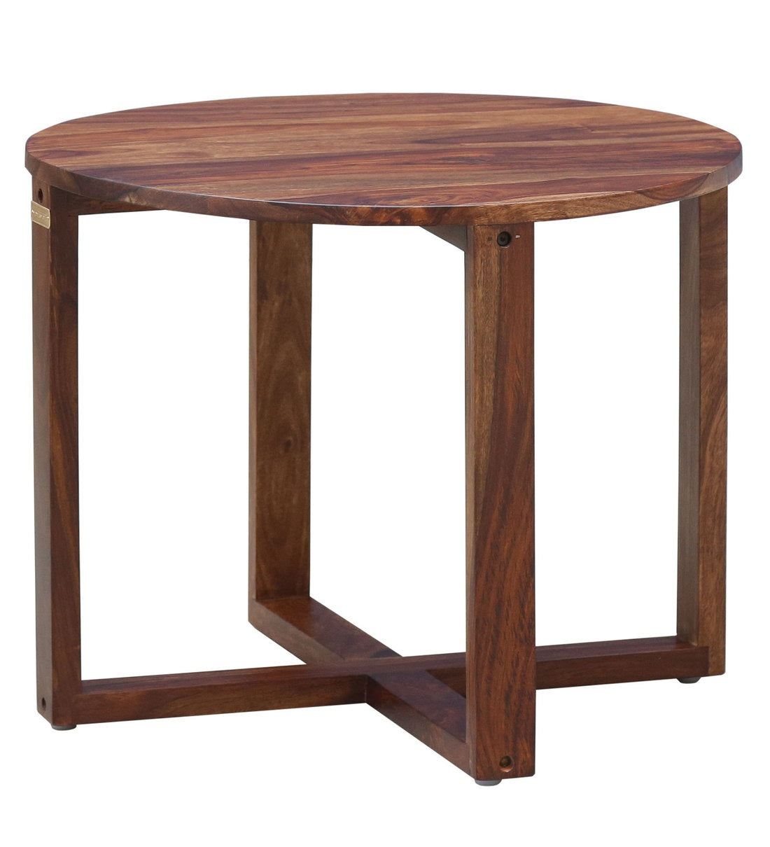 Detro Wooden Center Coffee Table For Living Room in Provincial Teak Finish - Rajwada Furnish