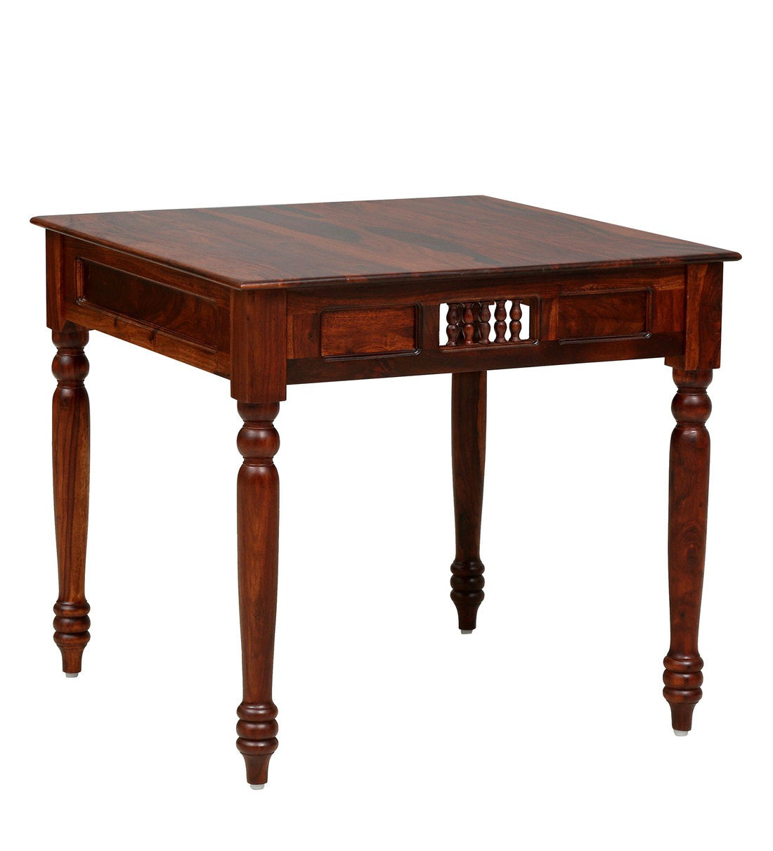 Deventi Wooden 4 Seater Dining Table Set For Home In Honey Oak Finish - Rajwada Furnish